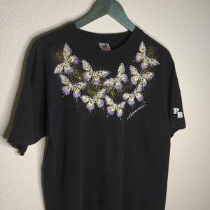 Vintage Hawaii Butterfly Tee Sz L